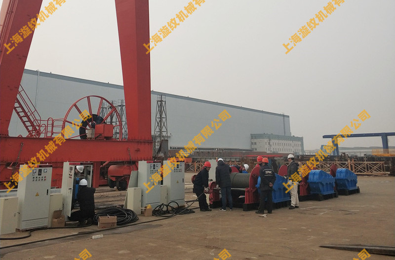 港口用變頻調(diào)速卷?yè)P(yáng)機(jī)帶排繩裝置